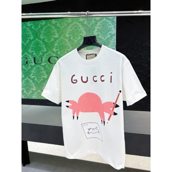 Gucci Early Spring Collection High-Weight Short-Sleeve